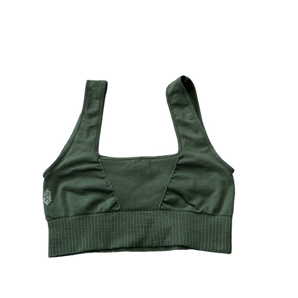 FREE PEOPLE Movement Green Good Karma Sports Bra Tank Top Cami - Picture 2 of 5